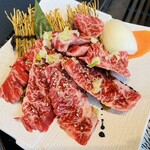 焼肉処いっとう - 国産牛ハラミ➕ハーフ牛タンランチのハラミ