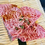 焼肉処いっとう - 追加、仙台牛上ロース