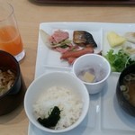 磐梯山温泉ホテル - 朝食のビュッフェ