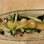 みつる寿司 - ホッキ貝辛子酢味噌