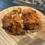 アッチャンノカラアゲヤ×ヤキトリ トリジュウ - 黒から　260円