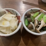 徳田酒店 - 柚子大根、小松菜としめじのお浸し