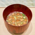 鮨 さいとう はなれ NANZUKA - 味噌汁