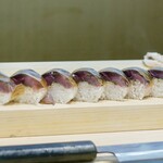 鮨 さいとう はなれ NANZUKA - 鯖の棒寿司