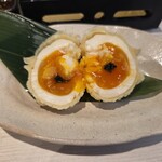 さかな酒場 魚星 - 半熟玉子天ぷら