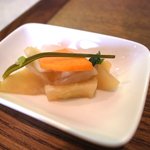 中華そば麦右衛門 - 漬物