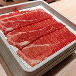 ゆず庵　 - 料理写真:熟成牛（3皿）：熟成牛しゃぶしゃぶセット