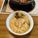 さとり - 鴨煮込み後の〆おじや