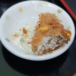 味よし - カキフライの断面