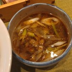 らーめん 鴨to葱 上野御徒町本店 - つけ汁