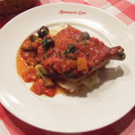 若鶏のロースト バスク風(Aランチの主菜)