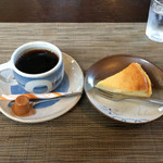 千の桜 - ケーキセット チーズケーキ