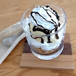 茶家 日より - チョコレートのミニパフェ　400円