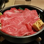 黃金出汁涮涮鍋與江戶前壽司 肉之Asatsu 梅田御初天神店