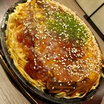 お粉呑み焼き 暖氣 - なっちー（野菜増し）