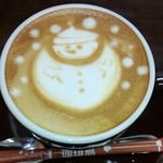 かわゆい♡雪だるま♡カプチーノ♪