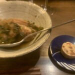 釀造科 oryzae - 左:三元豚と大根の角煮　右:酒粕干し柿バター
