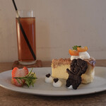 オグカフェ - 金柑のクランブルチーズケーキ（610円）