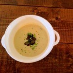 さくちゃん工房 - ビシソワーズもビーガンで再現。しっかりコクもあります。