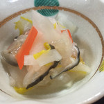 レストラン花駒 - 1日目のナマコ酢。