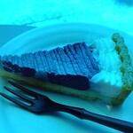 オーシャンブルー - むらさき芋とさつま芋のタルト