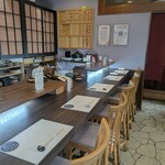 鮨 なし川 - カウンター席