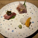 創和堂 - お刺身盛り合わせ3種