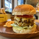 HAMBURGER DINER FLIP-FLOP - ダブルチーズバーガー