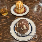 立川ビアホール - チョコプリン二月限定！と普通のプリン