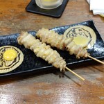 串ひで - 鳥皮(塩)