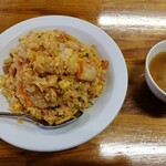 中華料理 龍府 - キムチチャーハン・大盛。