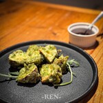 GRINHOUSE Daily dining - 肉厚椎茸  天恵菇のフリット 1,210円