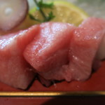 Soba Izakaya Azasu - お刺身　マグロ中トロ　中落ち