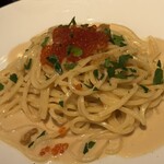 ビストロ チック - ウニといくらのパスタ