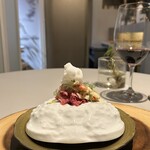 yoshiyuki - タラバガニと白菜のサラダ仕立マヨネーズソース