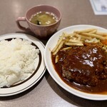 多花美 - ハンバーグランチ(1,100円)