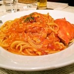 カプリチョーザ - 渡り蟹のトマトクリームスパゲティ