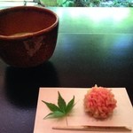 寒村庵 - 抹茶と生菓子
