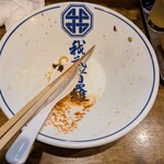 生姜醤油専門 我武者羅 - 完飲完食。