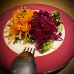 ビストロ ラ テラコッタ - 紫キャベツのマリネ＆キャロットラペ