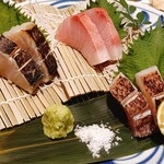 九州屋 新横浜本店 - お刺身三点盛り