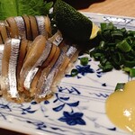 九州屋 - キビナゴの刺身酢味噌添え