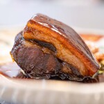 館山美食倶楽部 - 2026.2 皮付き猪バラ肉の東坡肉 広東白菜のハムユイ炒め