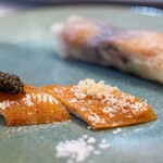 館山美食倶楽部 - 2026.2 北京ダック（キャヴィアを乗せて、砂糖を乗せて、餅皮で巻いて）