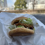 中屋パン - お好み焼きパン