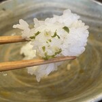 わたべ - 白米と山椒もめっっっっっちゃくちゃ美味しかった(ｉ ∀ ｉ )