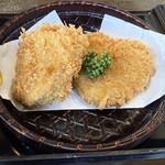 手打ちそばうどん 葉月 - ヒレカツ