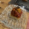 北新地 焼肉 菊地 - 和牛と雲丹のタルタルゆっけ