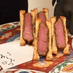 新宿 うしみつ - 厳選ヒレ肉のブリオッシュカツサンド