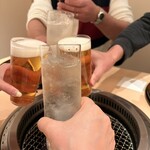 新宿 うしみつ - 乾杯♪